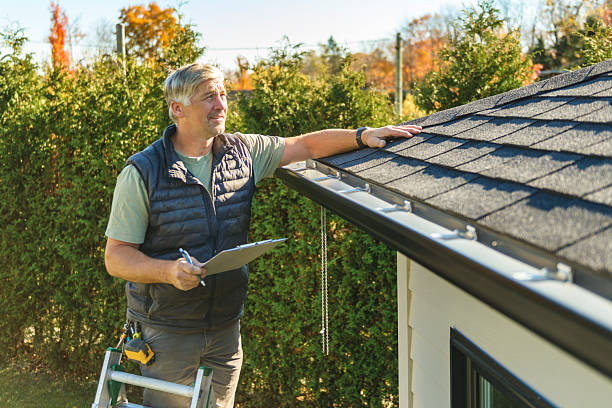 Professional Storm Damage Roof Repair technician working in Mount Pleasant, OH